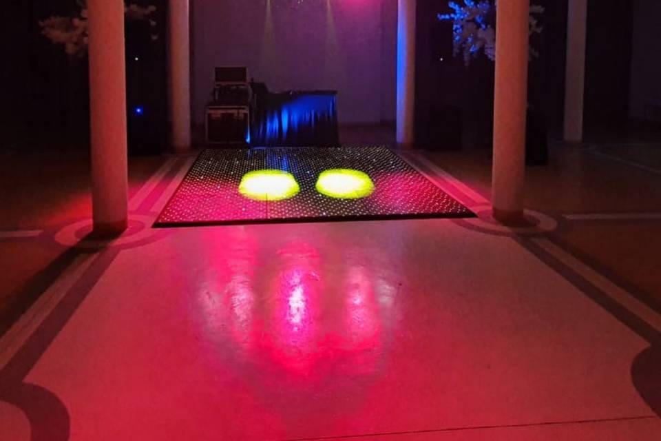 Pista de Led e balada