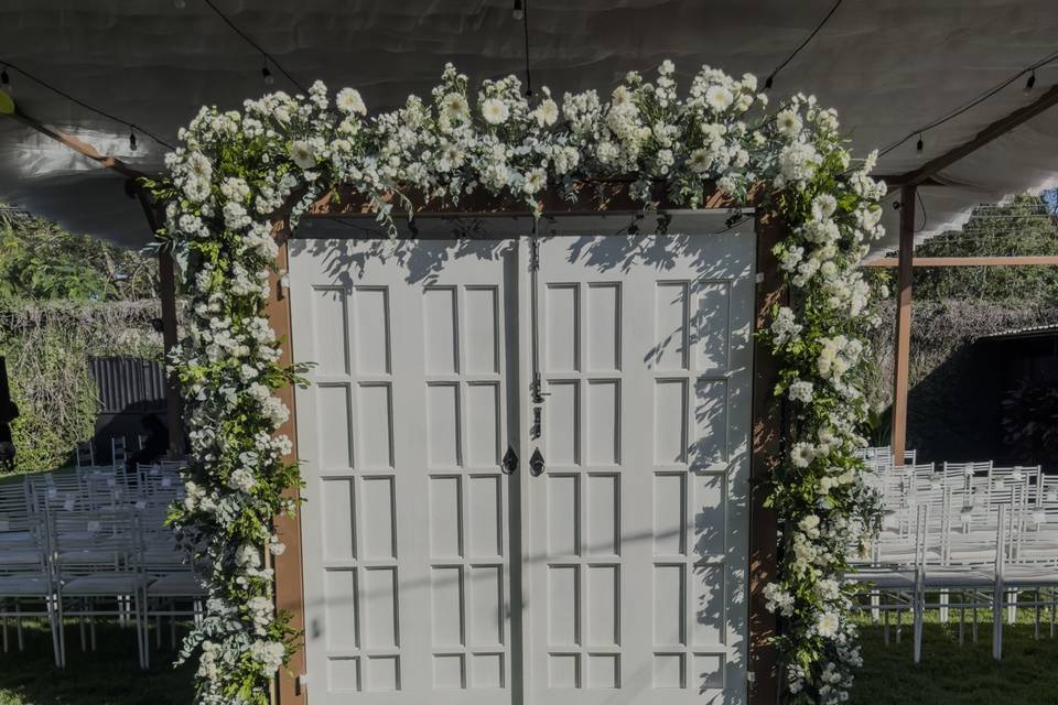 Porta para cerimonia