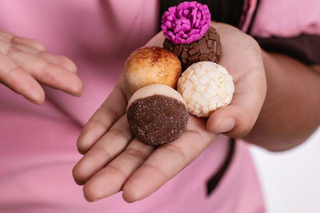 Sessão de fotos dos Brigadeiro