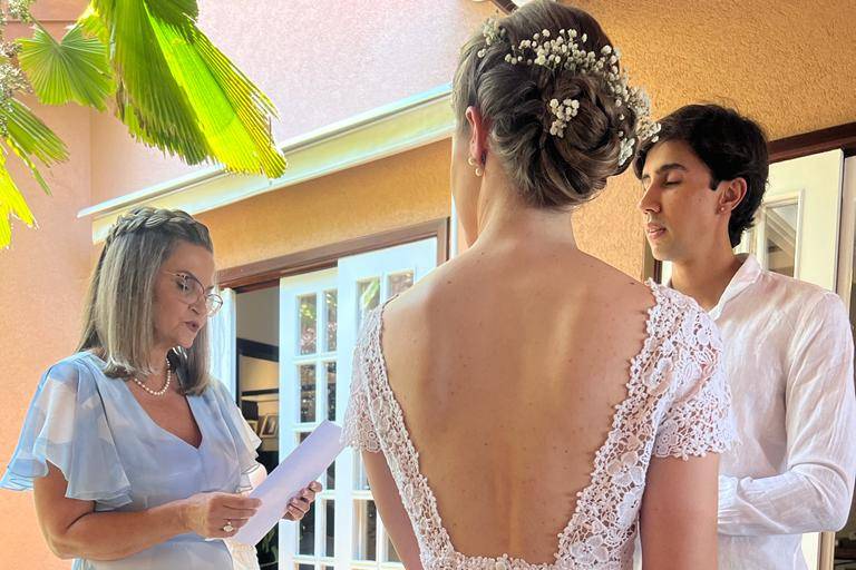 Vestido noiva miniwedding