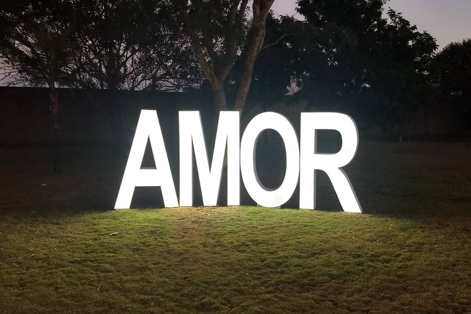 Letras luminosas