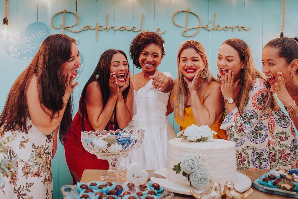 Foto divertida com os convidados