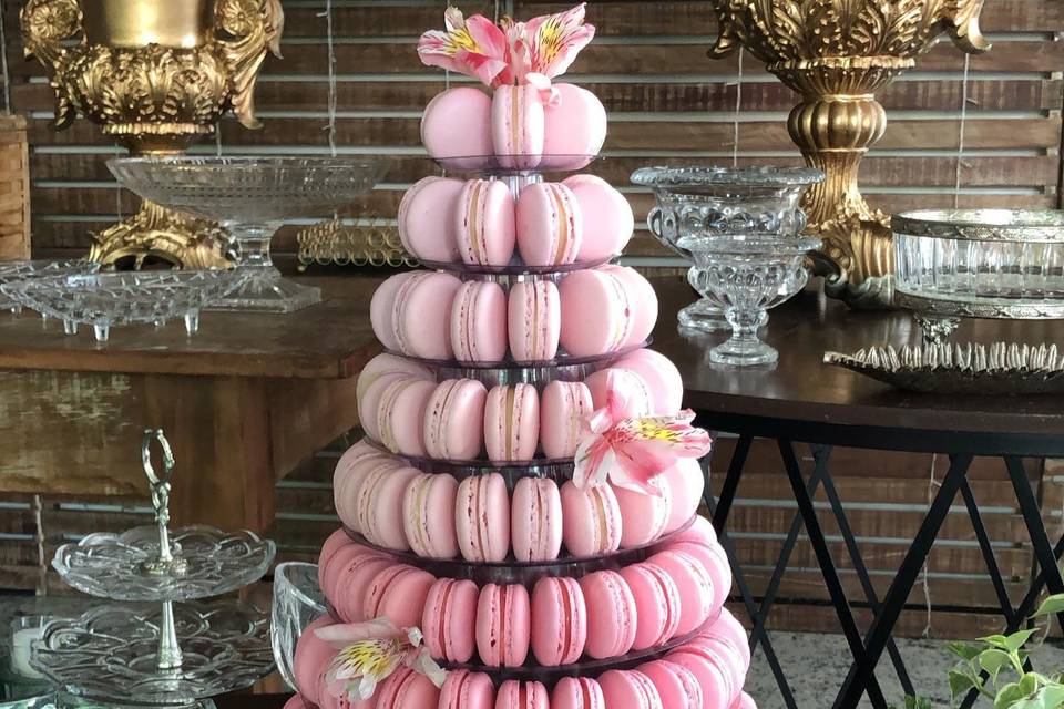 Torre de macarons 150 unidades