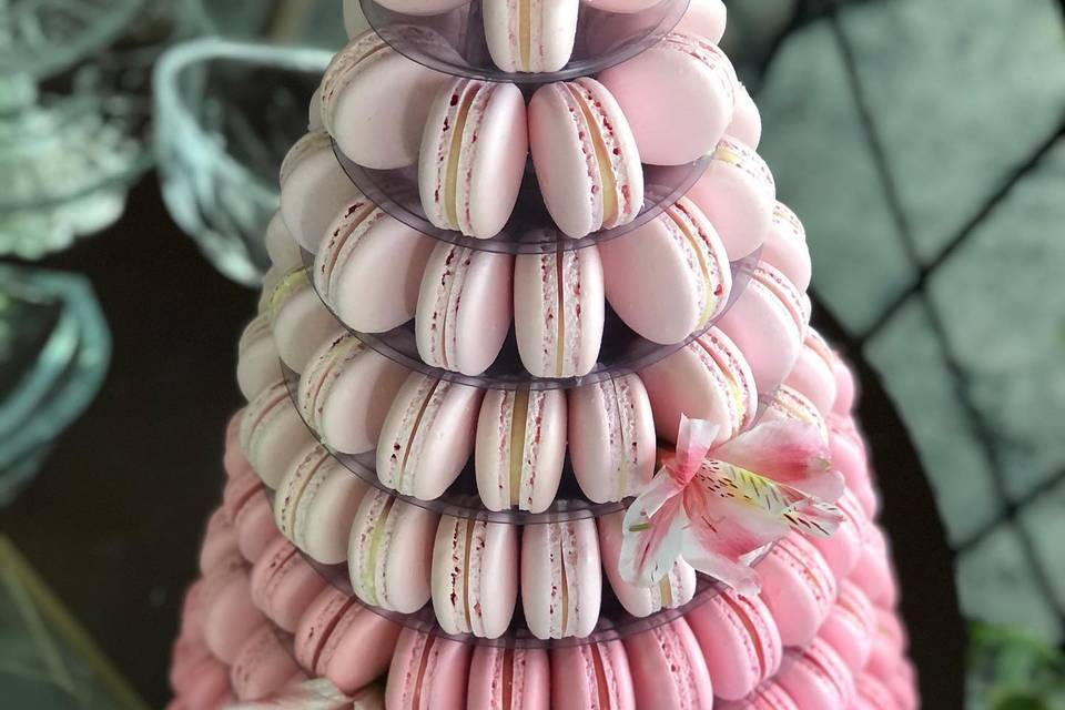 Torre de macarons 150 unidades