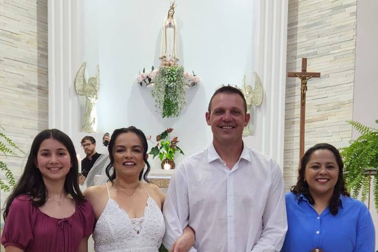 Foto com o casal