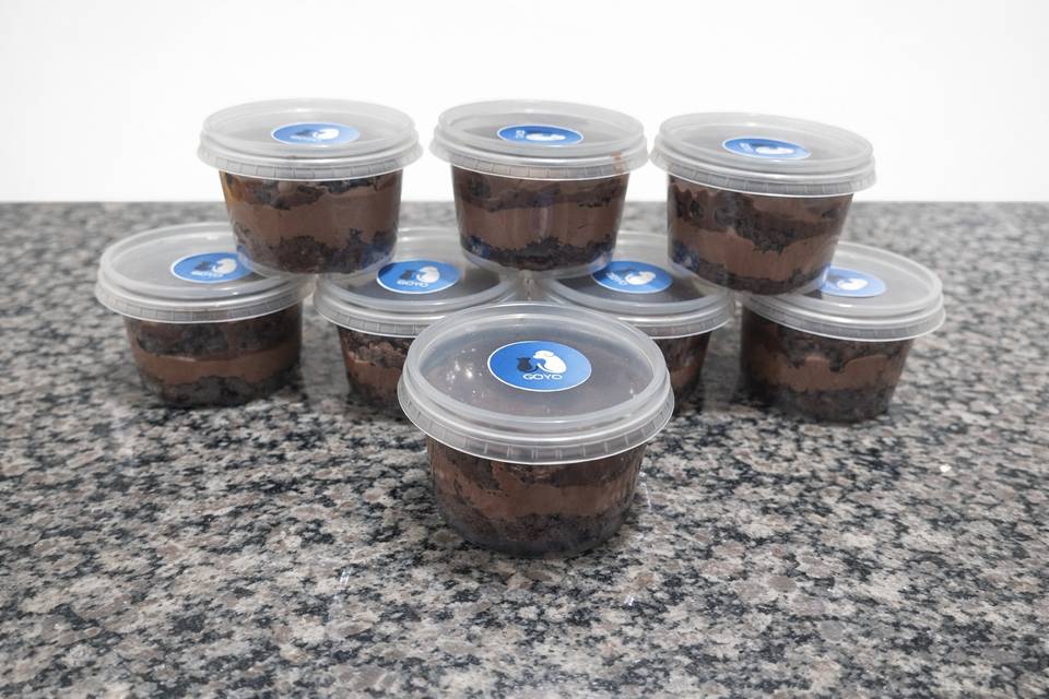 Bolo no pote de pão de mel