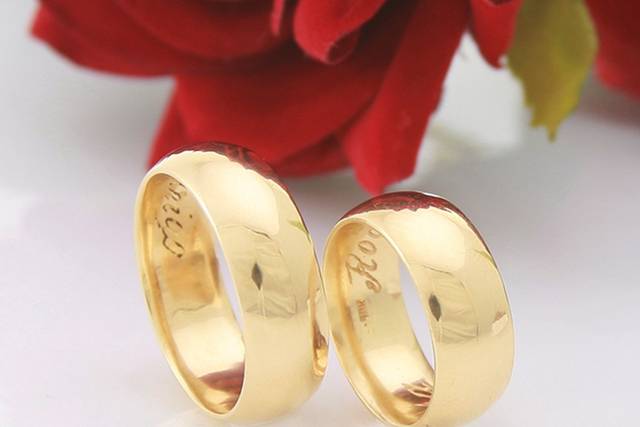 Aliança Tradicional em Ouro18k