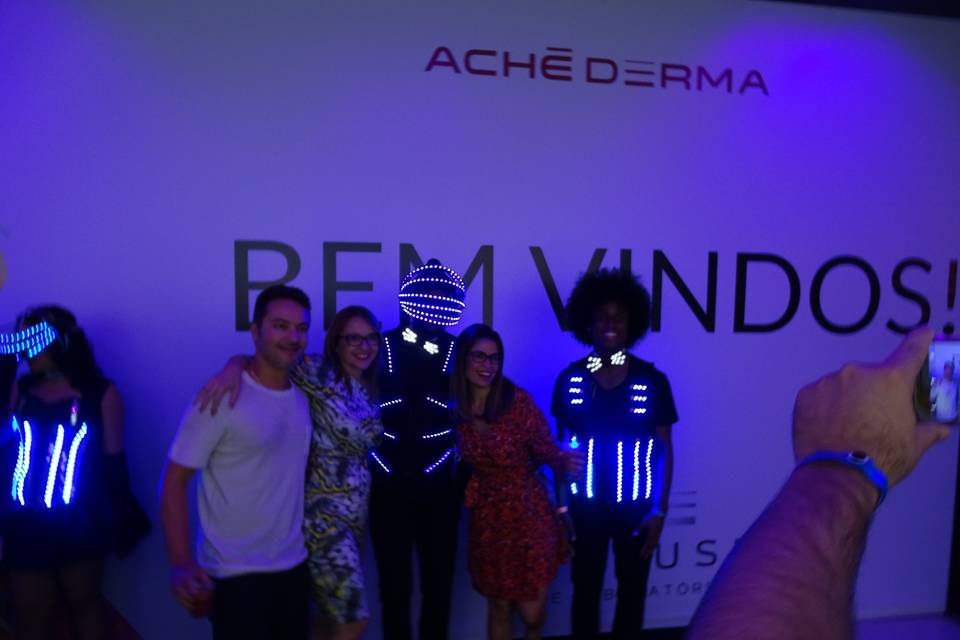 Eventos, ações com Led