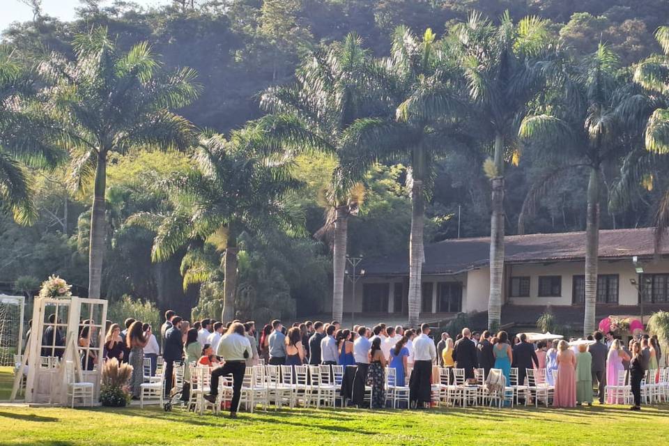 Casamento ao ar livre