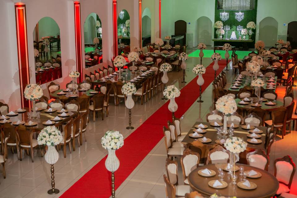 Decoração de arranjos florais