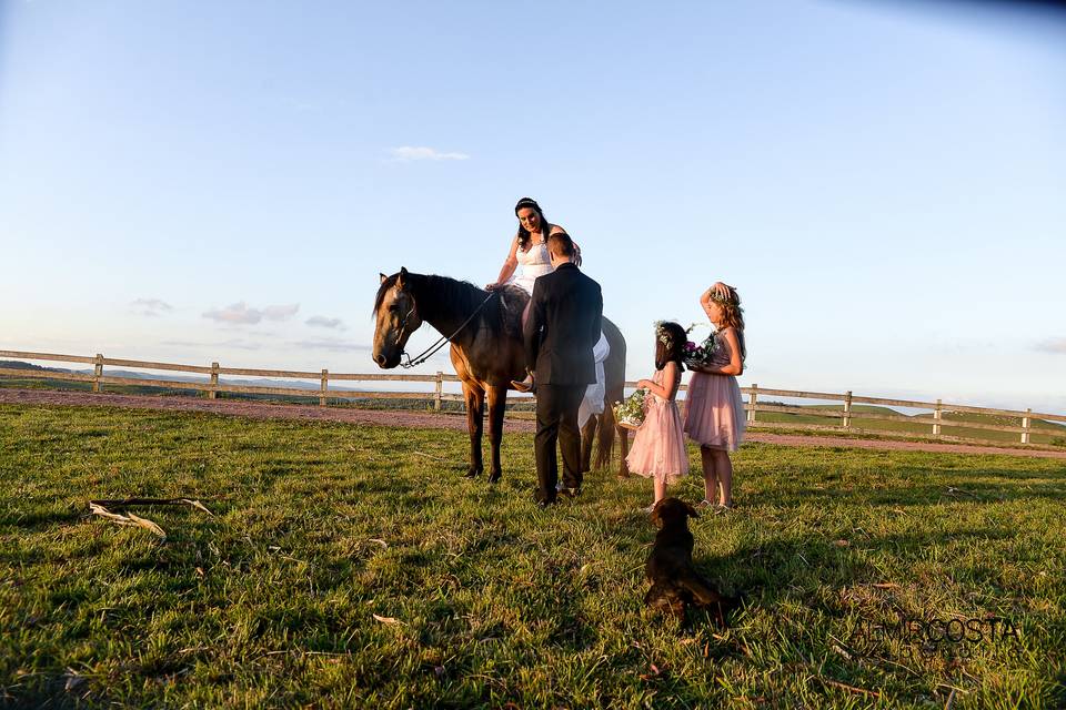 Noiva country casamento lindo