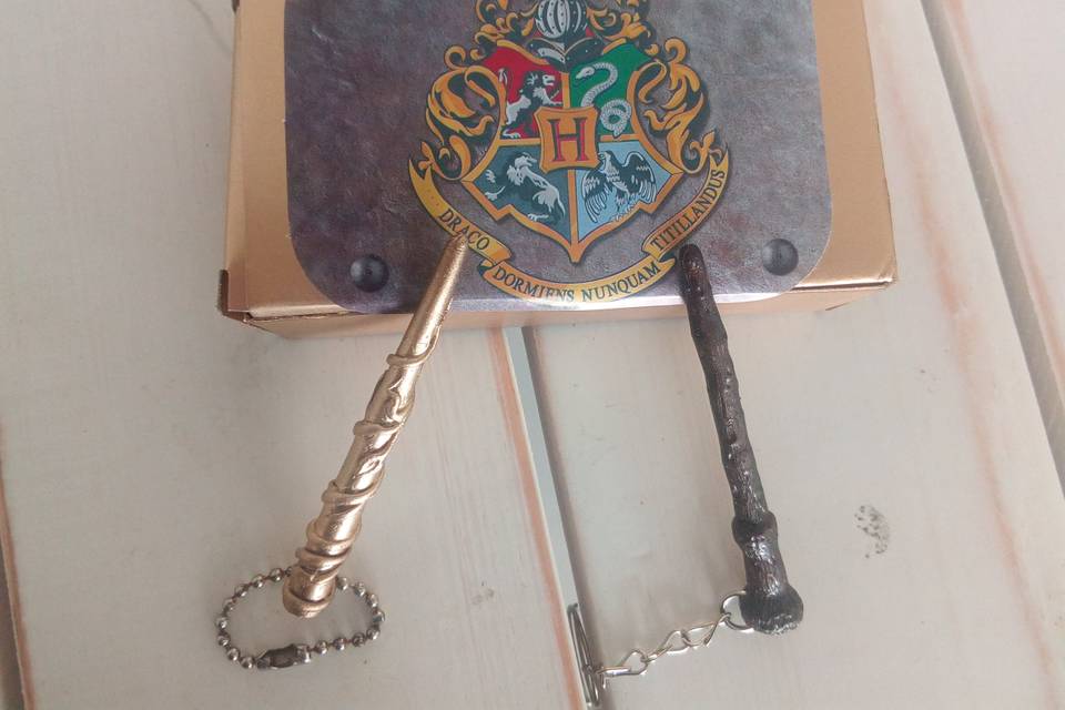 Lembrança de Hogwarts varinhas