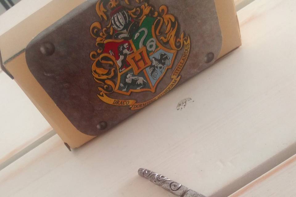 Lembrança de Hogwarts chaveiro