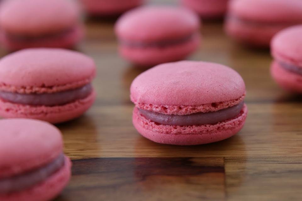 Macarons Framboesa