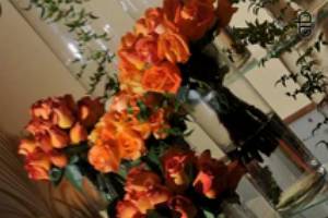 Hall com flores