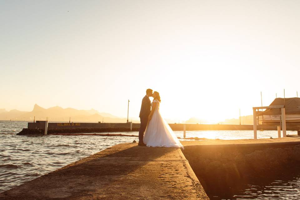 Vanessa e Gustavo.