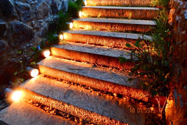 Iluminação de escada