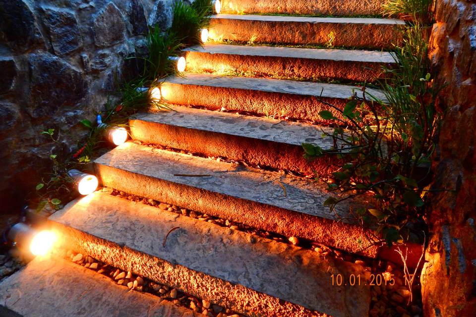 Iluminação de escada