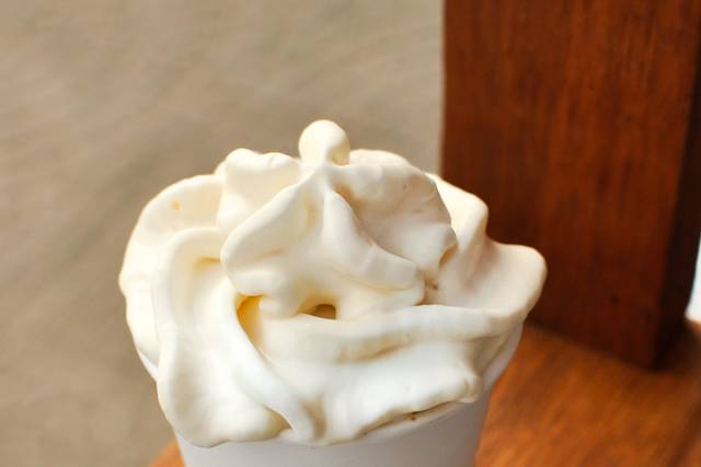 Café com chantilly