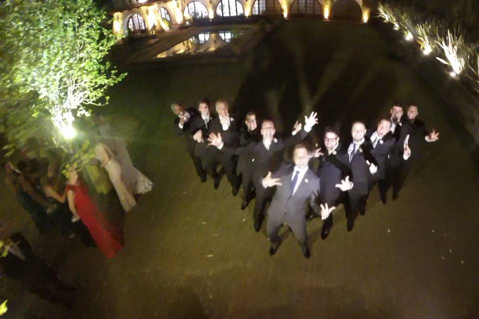 Casamento com drone