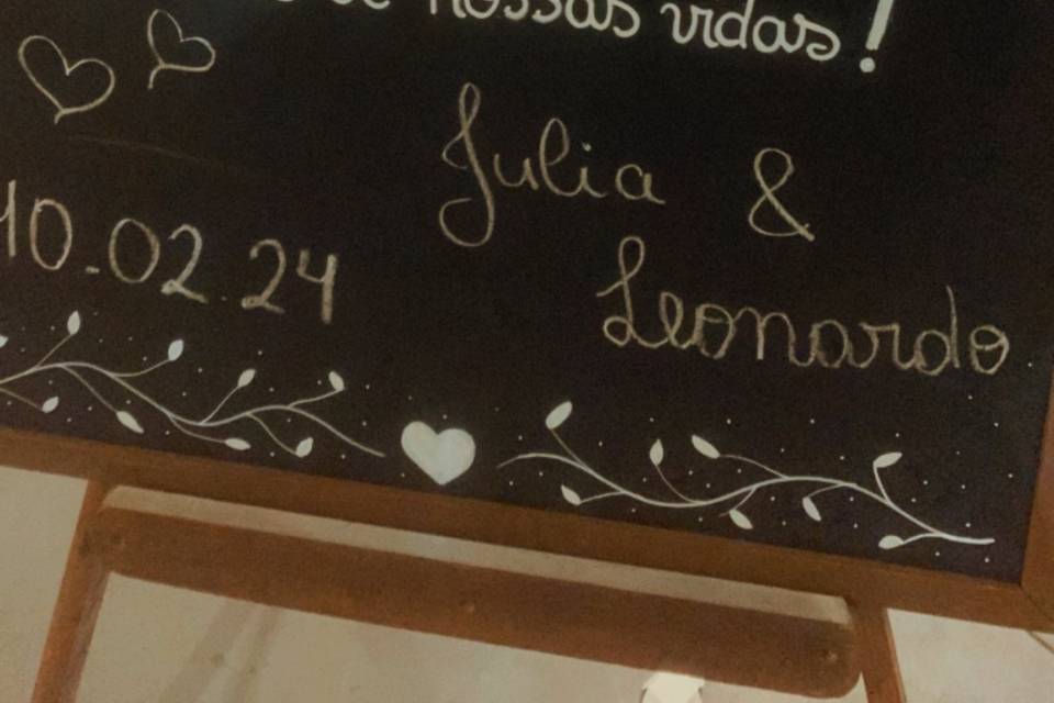 Júlia e  Leonardo