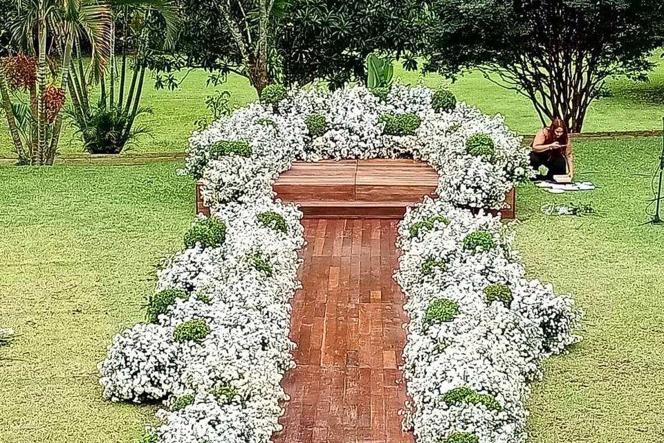 Cerimônia no campo