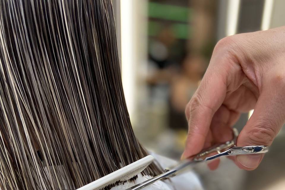 Corte com visagismo