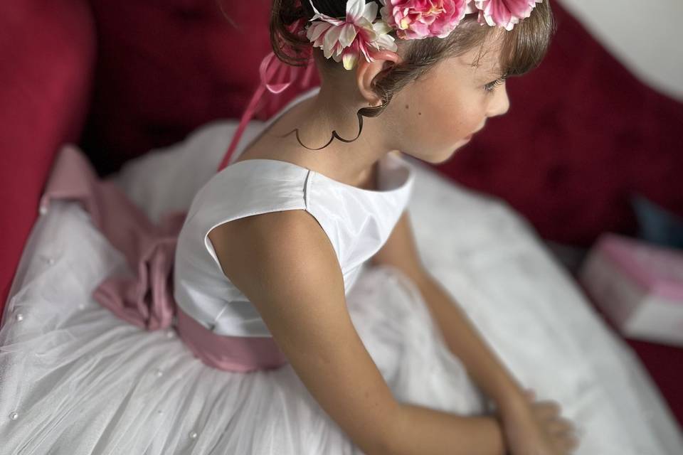 Penteado da florista.