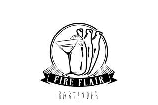 Fire Flair Bartender  logo
