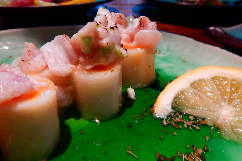 Sushi de palmito