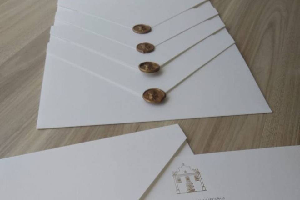 Convites de casamento