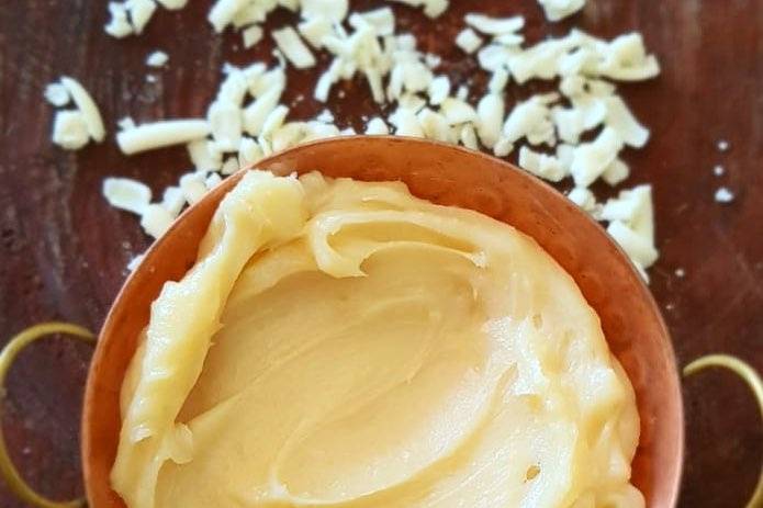 Chocolate branco.