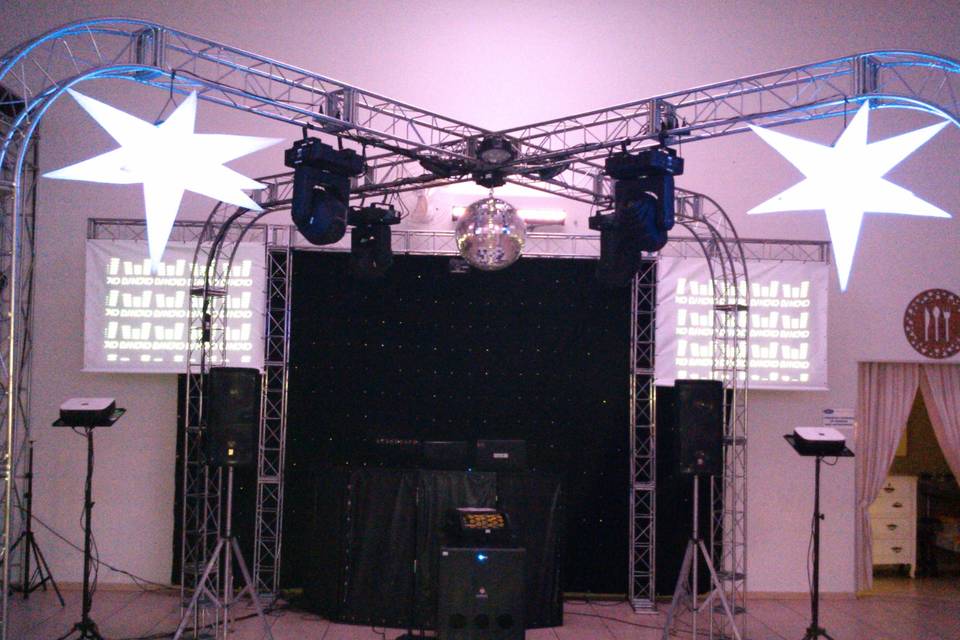 DjNovo telões palco