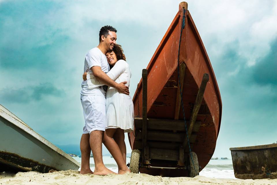 Ensaio de Casal na Praia