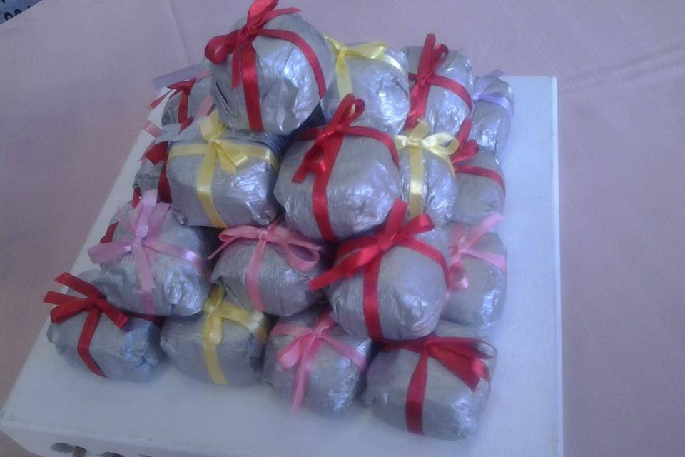 Pão de mel embrulhado