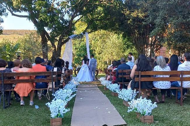 Casamento ao ar livre