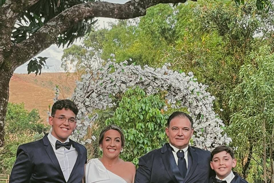 Casamento ao ar livre