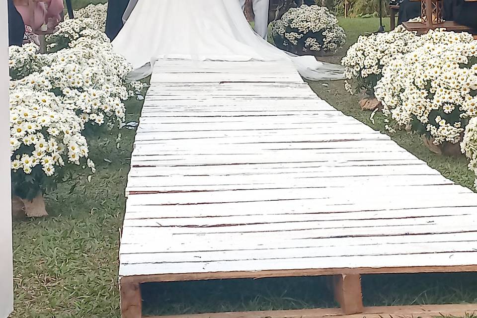 Casamento ao ar livre