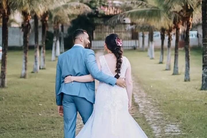 Casamento ao ar livre