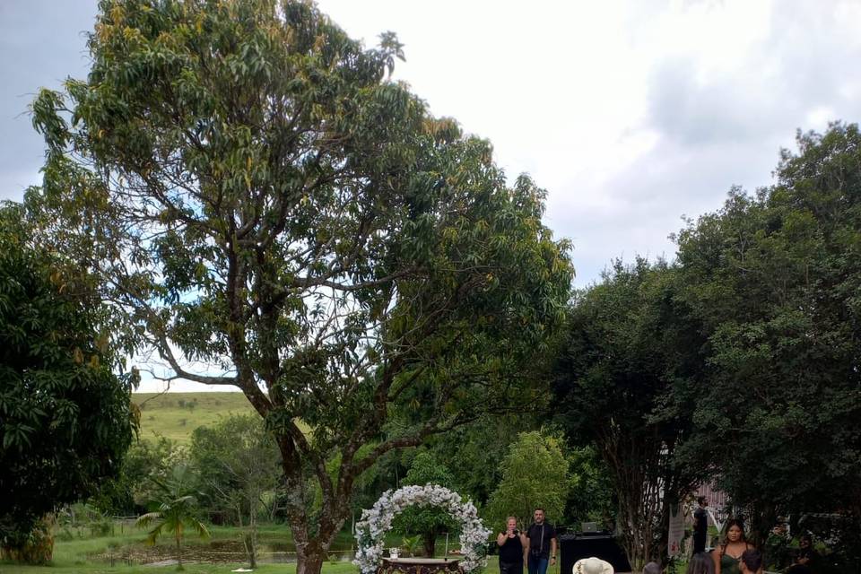 Casamento ao ar livre