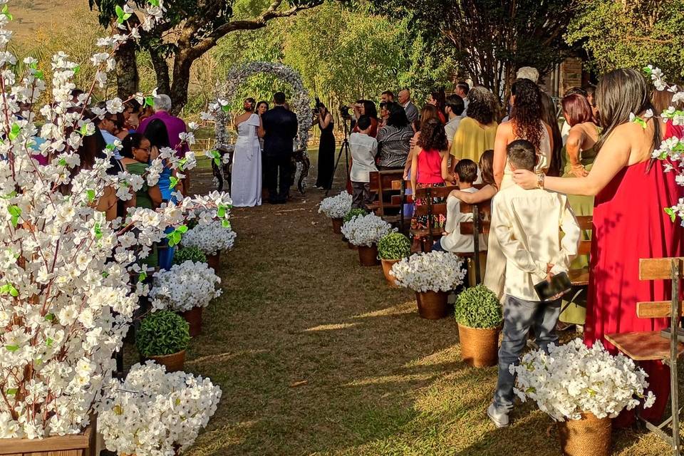 Casamento ao ar livre