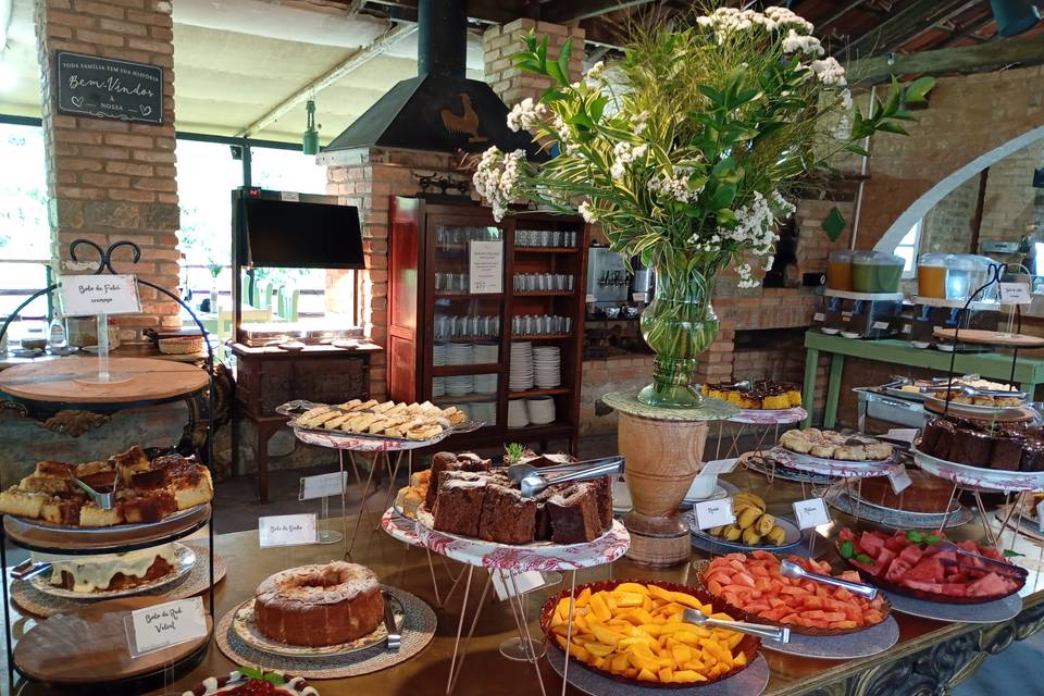 Buffet café colonial