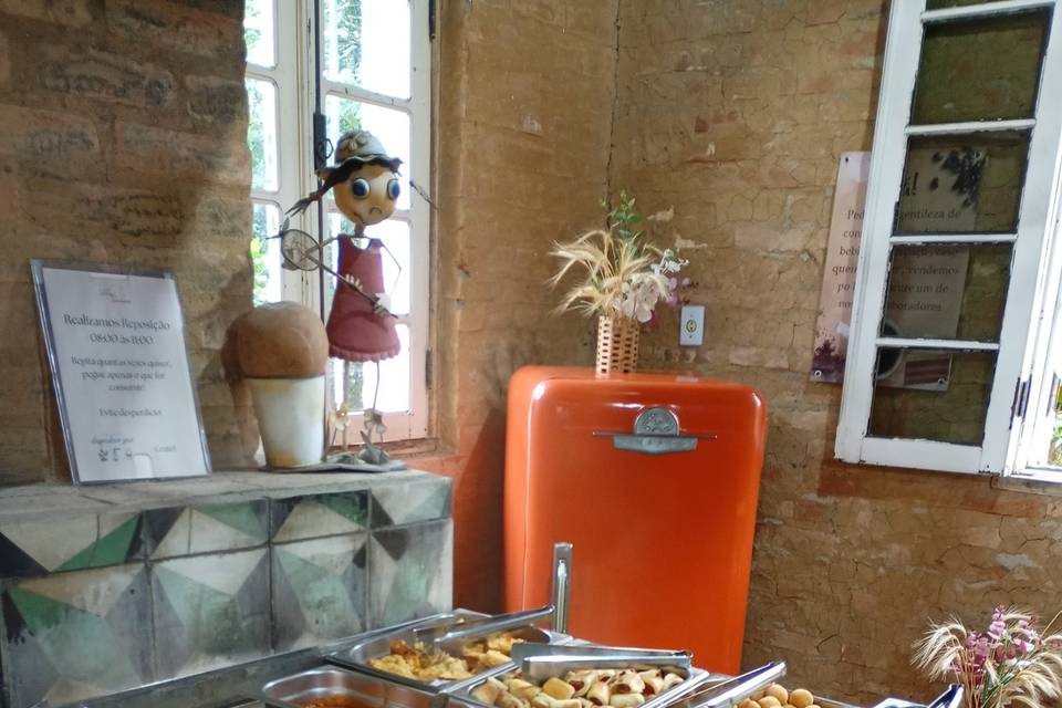 Buffet café colonial