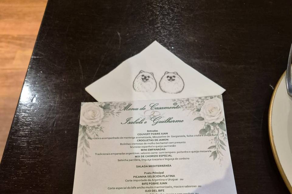 Menu casar