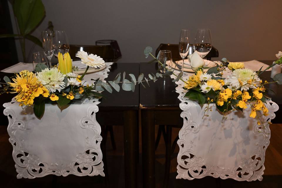 Mesa dos noivos