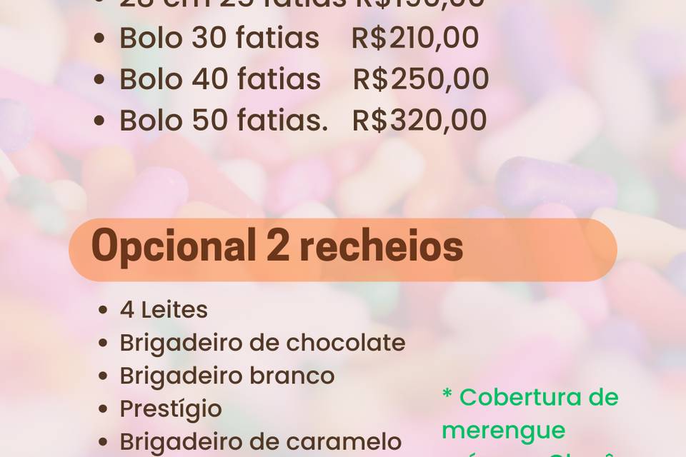 Cardápio