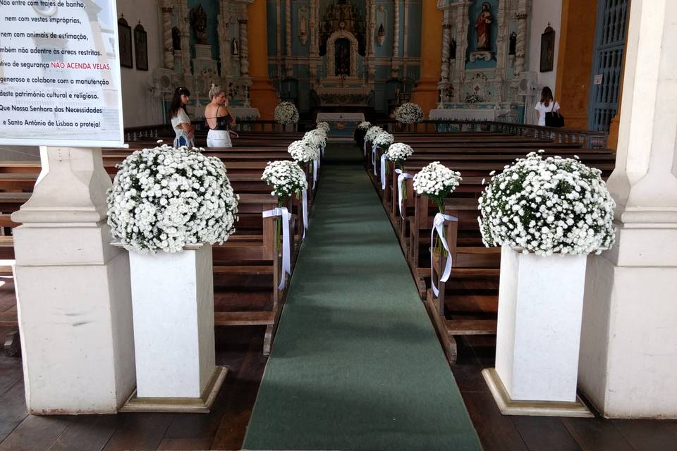 Decoração igreja santo antônio