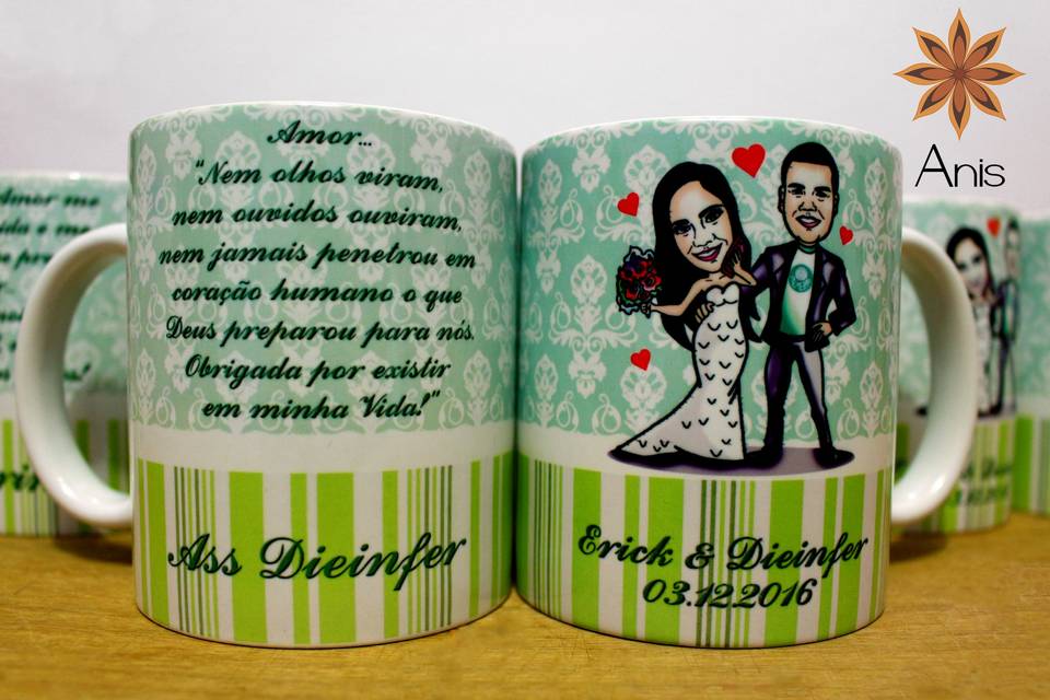 Caneca Casamento Personalizada