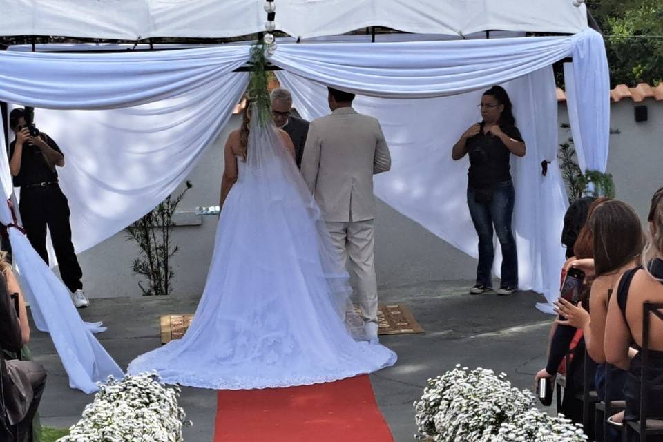 Preparativos para evento