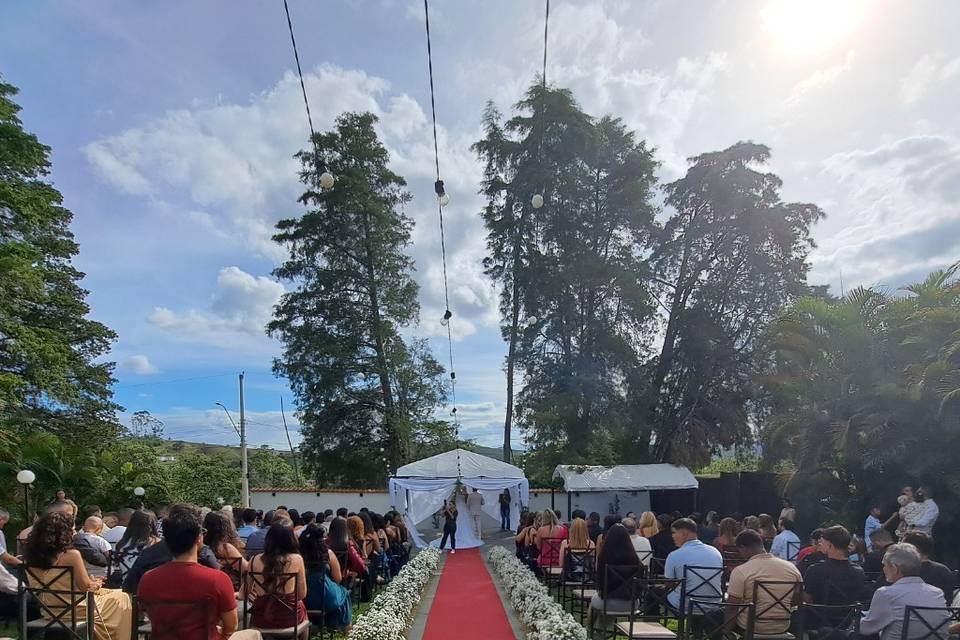 Preparativos para evento